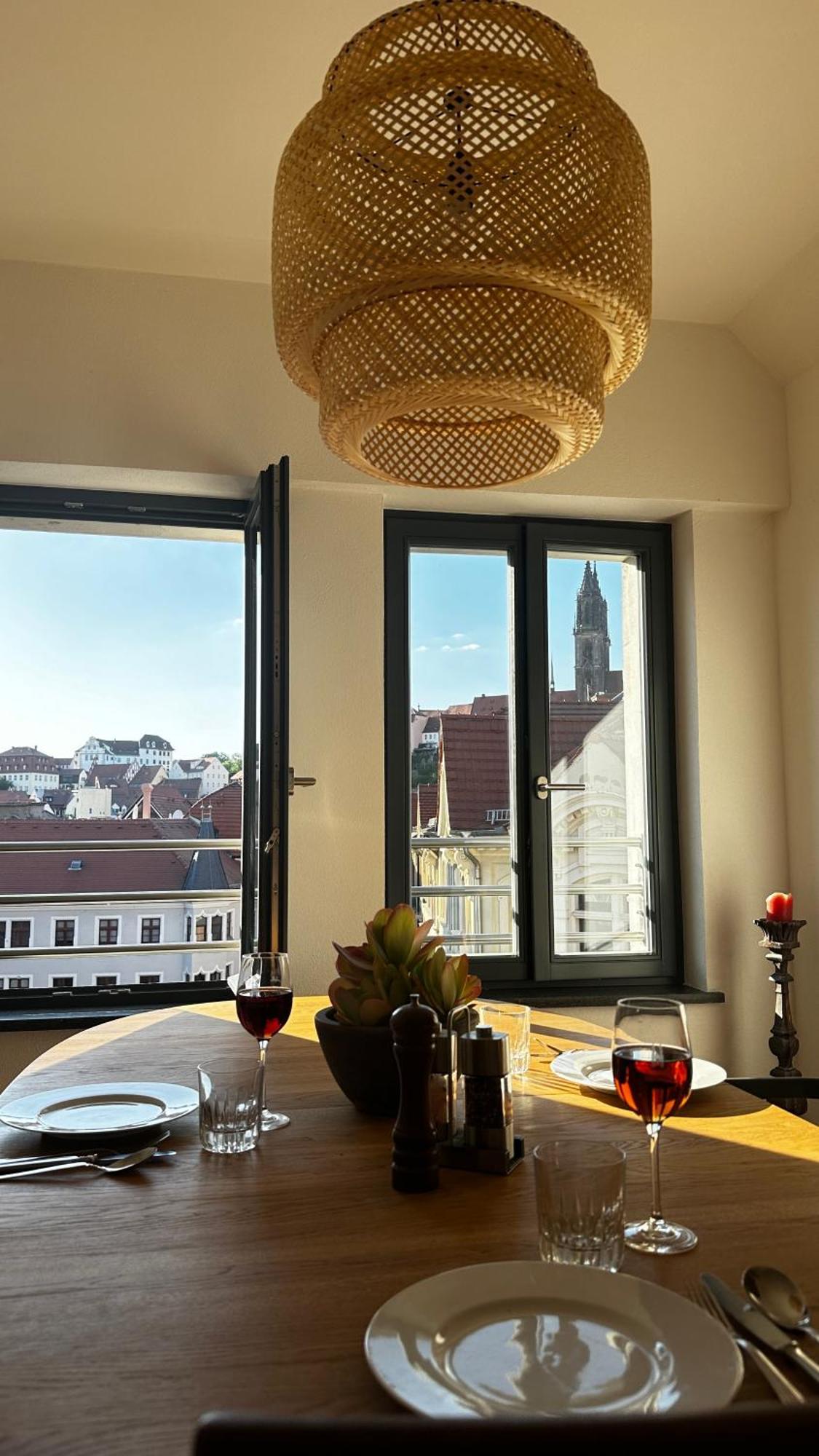 Ruhige-Moderne Wohnung Mit Burgblick Meißen Exterior foto